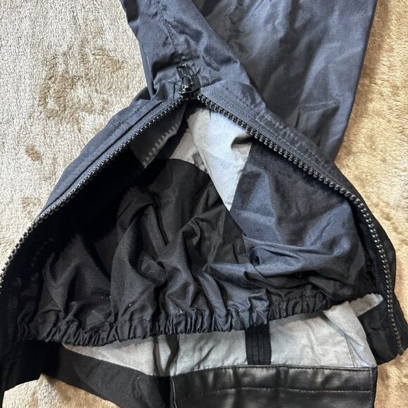 Ski Pants Sport Essentials Size Medium Black Layered Zip Ankle Snow Unisex - Picture 7 of 16
